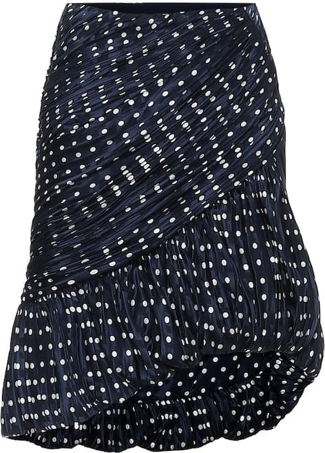 Tory Burch Polka-dot silk skirt