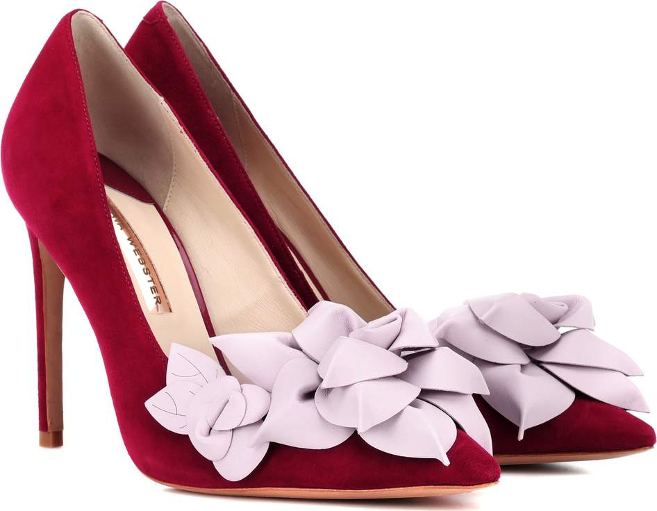Sophia Webster Exclusive to Mytheresa – Jumbo Lilico suede and leather pumps