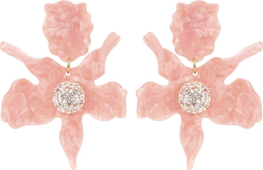 Lele Sadoughi Crystal Lily earrings