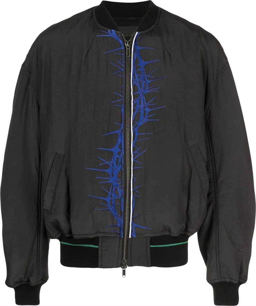 Haider Ackermann Silk Bomber Jacket