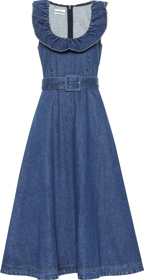 Co Denim midi dress