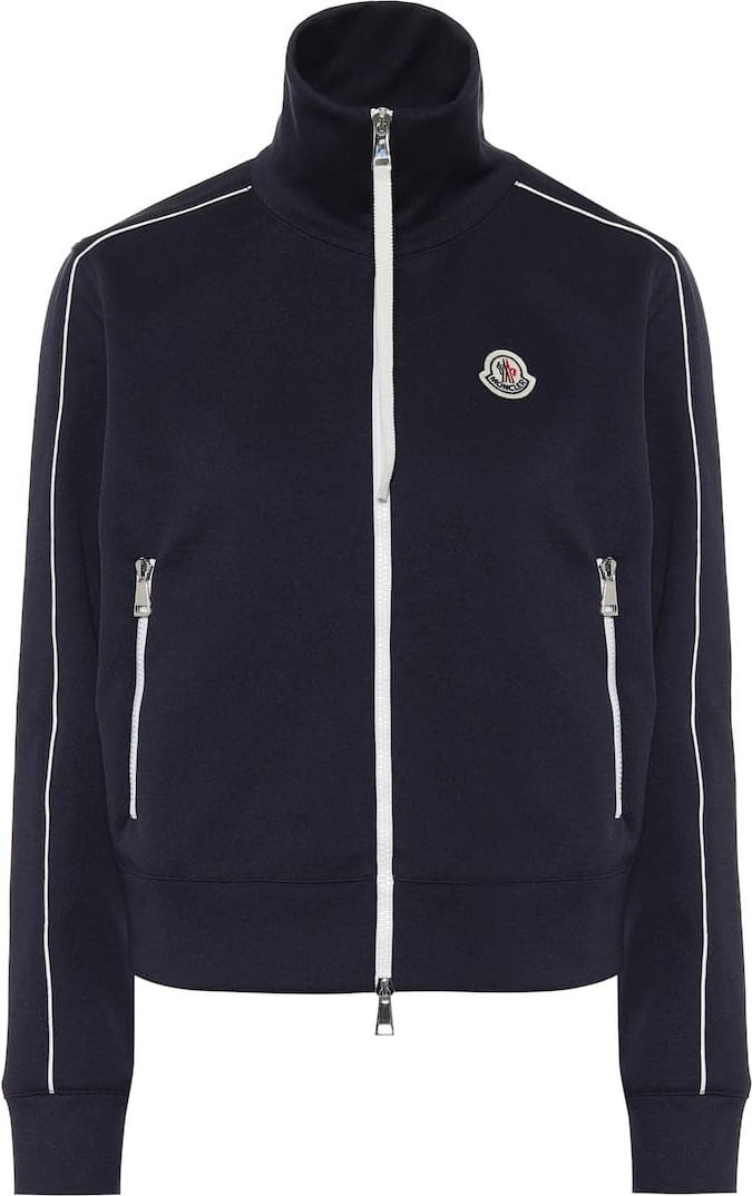 Moncler Technical-jersey track jacket