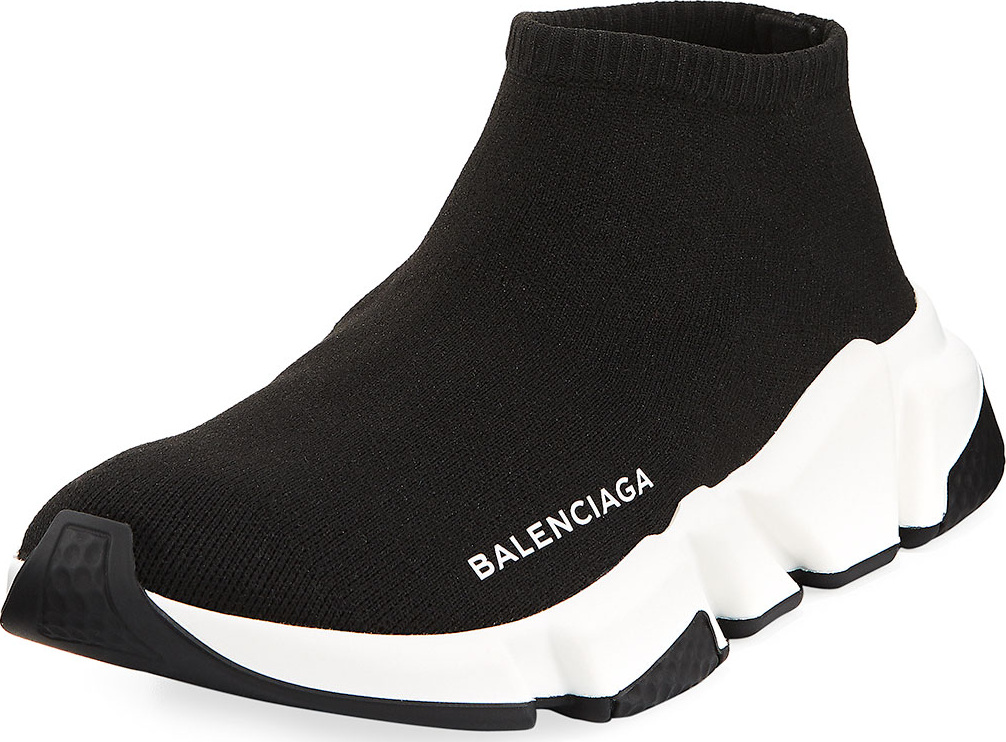 Balenciaga Low Knit Platform Trainer Sneakers
