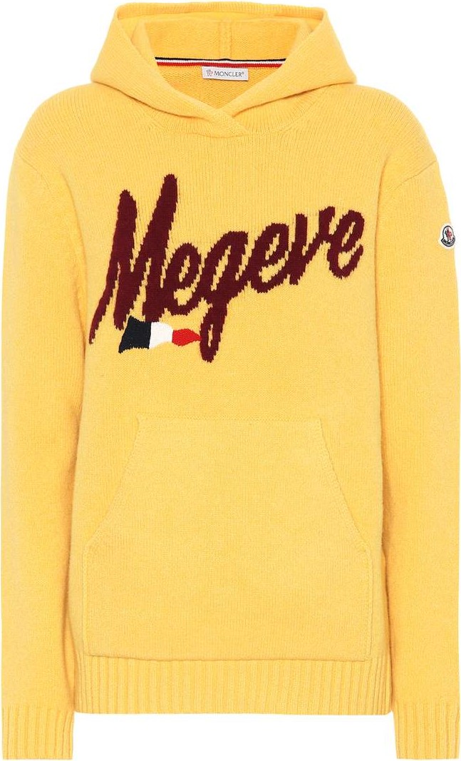 Moncler Wool and cashmere-blend hoodie