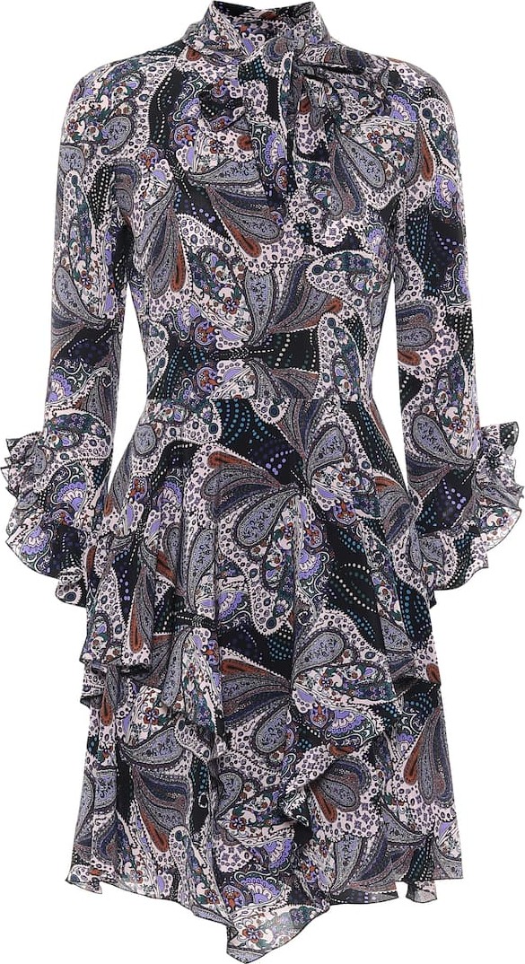 Etro Paisley silk dress