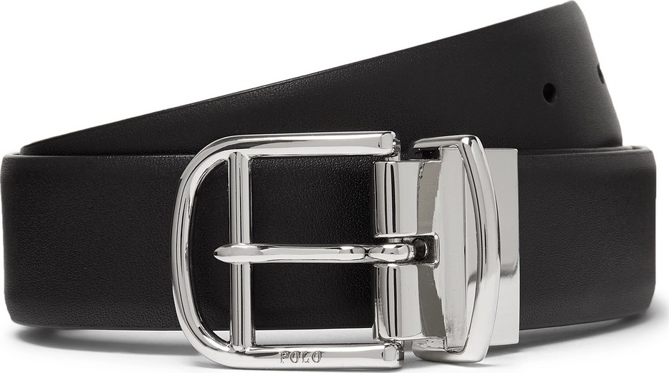 Polo Ralph Lauren 3cm Black and Brown Reversible Leather Belt