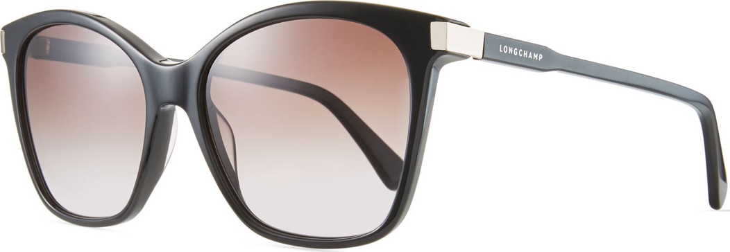 Longchamp Mirrored Cat-Eye Sunglasses