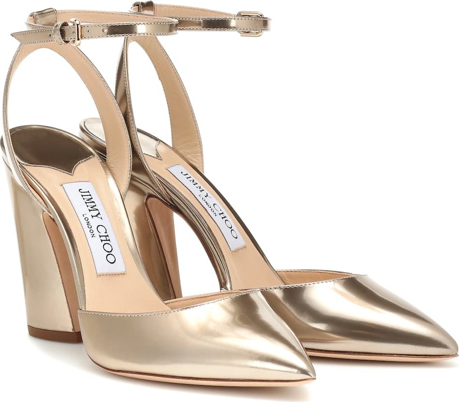Jimmy Choo Micky 100 leather pumps