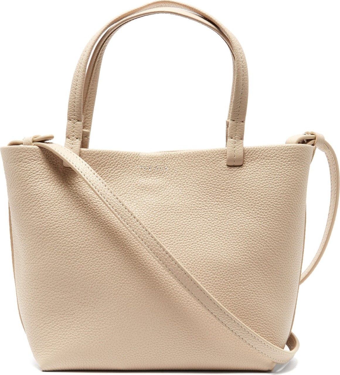 THE ROW Park small grained-leather bag