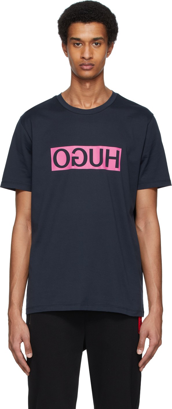 HUGO Navy Dicagolino T-Shirt