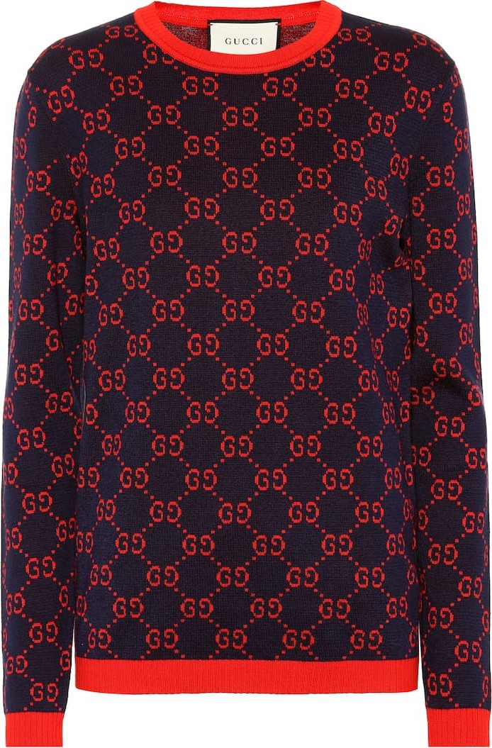 Gucci Intarsia cotton sweater