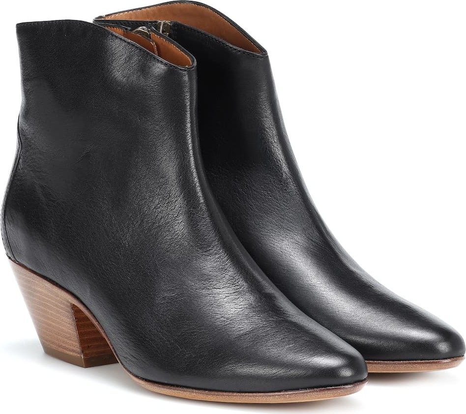 Isabel Marant Dacken leather ankle boots