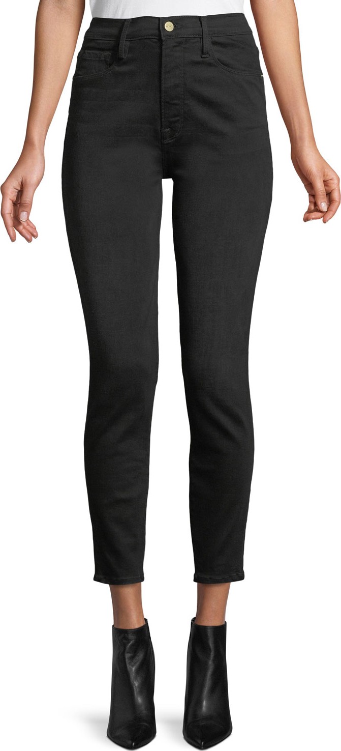 FRAME DENIM Ali High-Rise Skinny Cigarette Jeans
