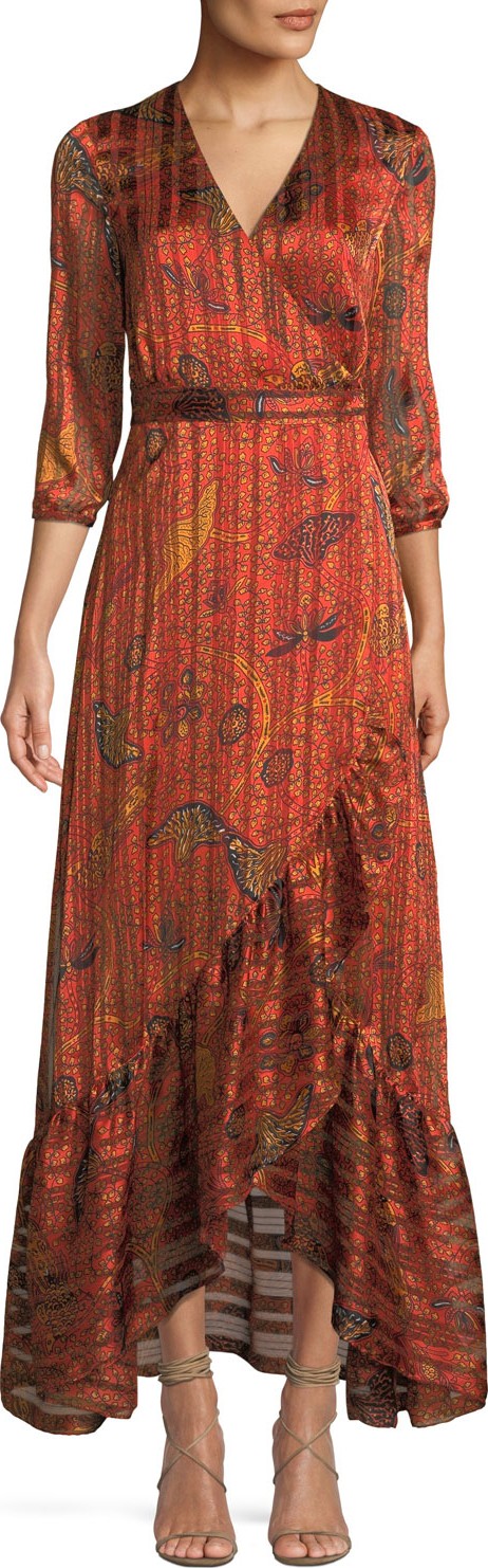 ba&sh Disy Printed Maxi Dress