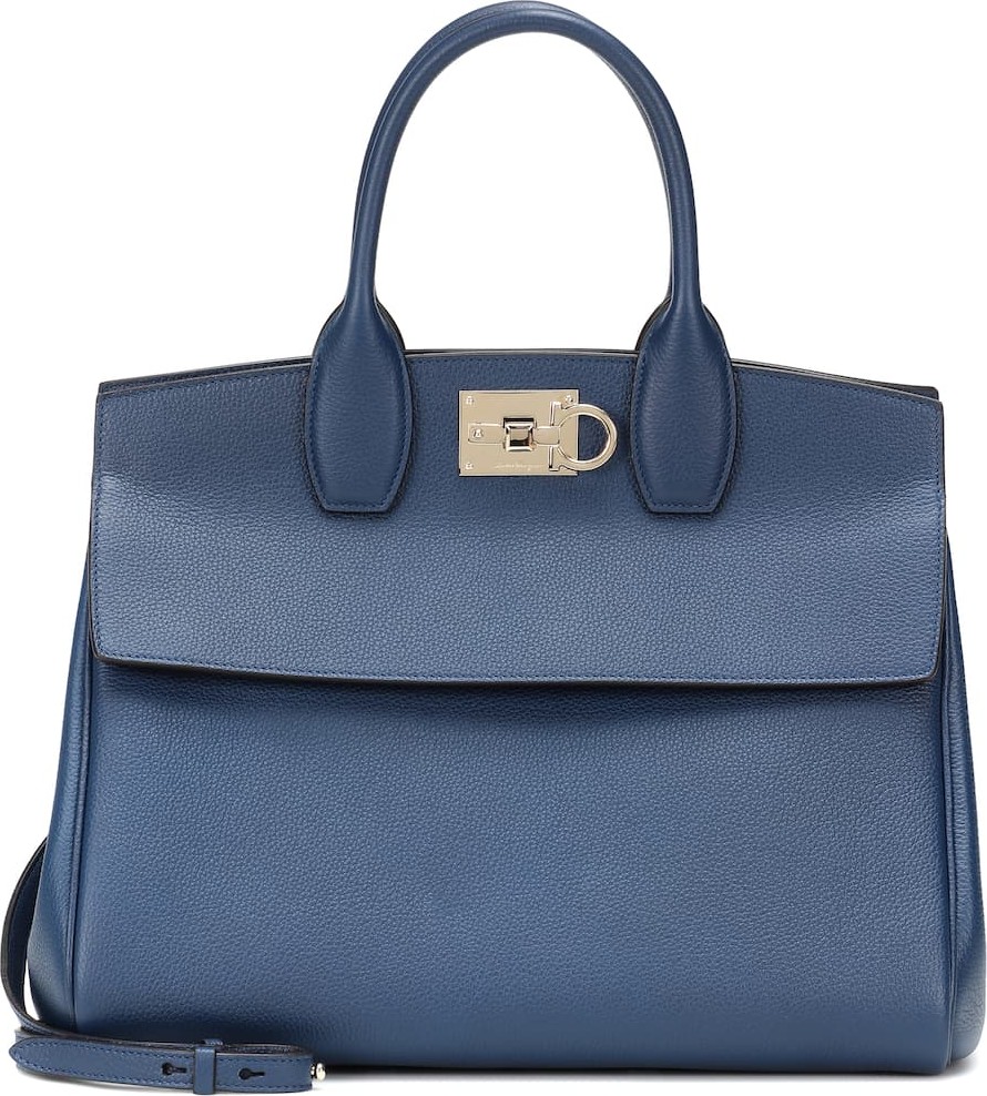 Salvatore Ferragamo Studio leather tote