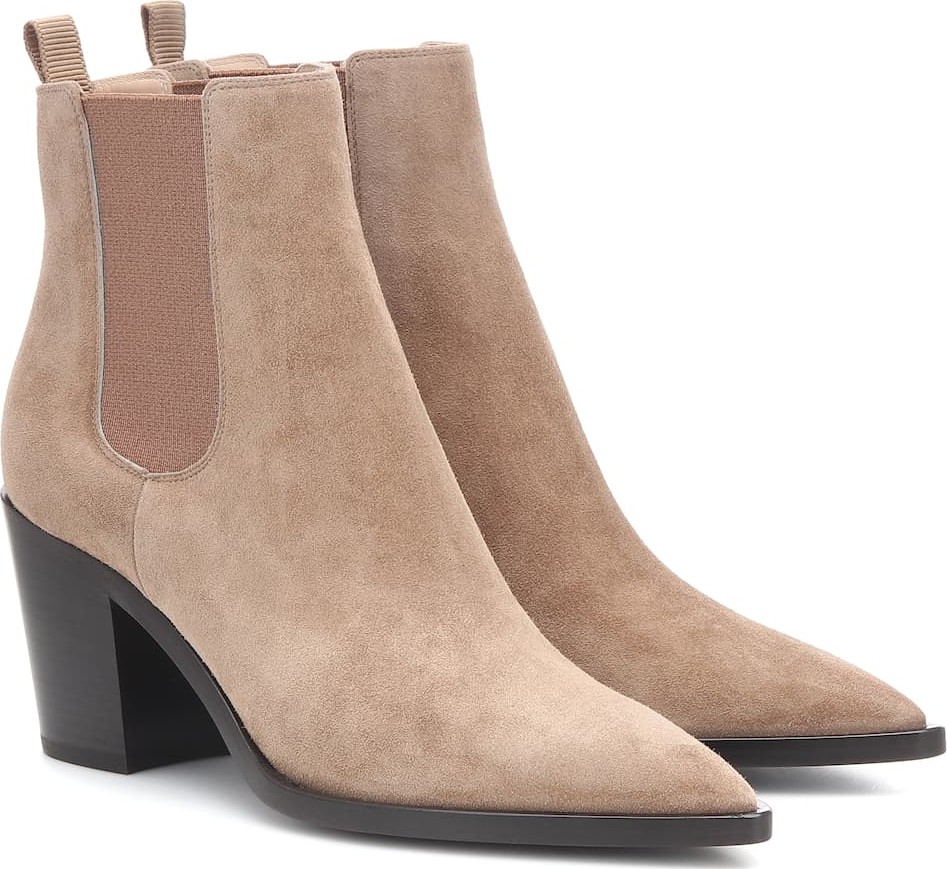 Gianvito Rossi Romney 70 suede ankle boots