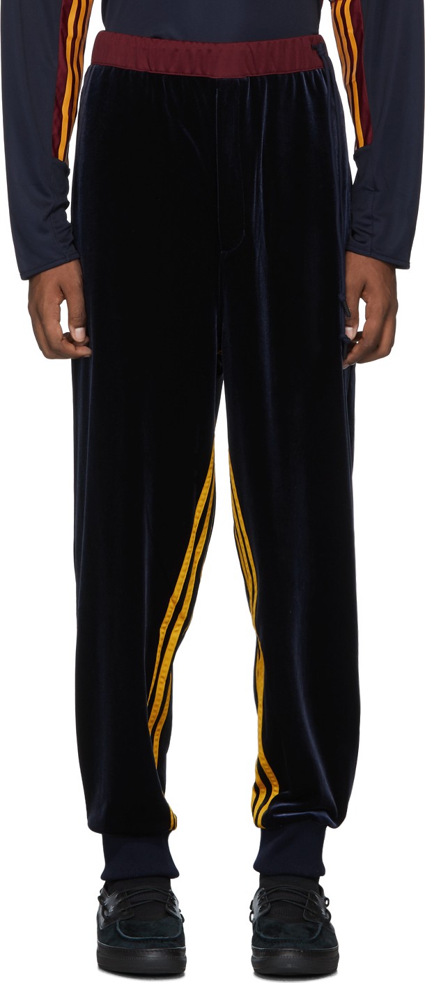 BED J.W. FORD Blue adidas Originals Edition Velour Track Pants