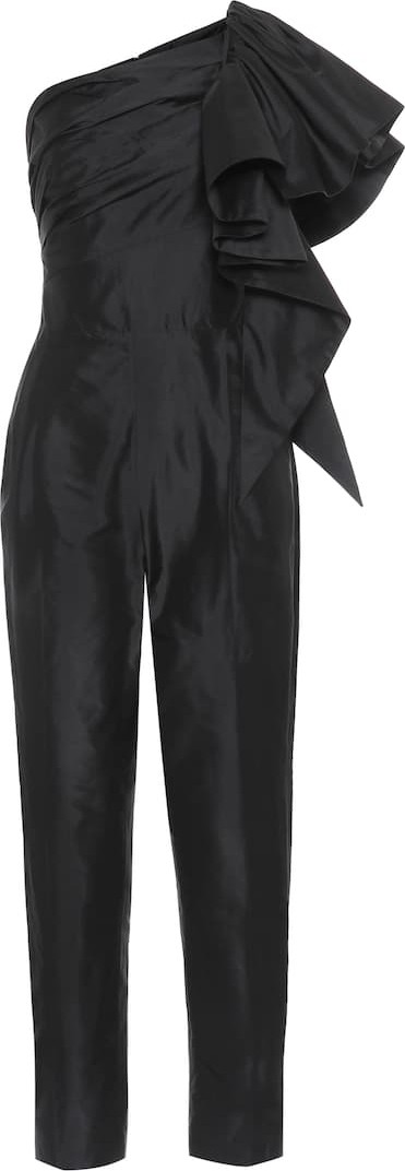 Rasario Ruffled silk jumpsuit