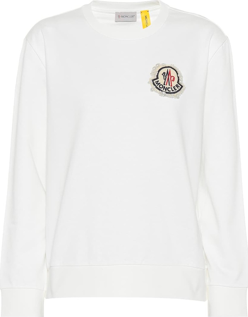 Moncler Genius 4 MONCLER SIMONE ROCHA embellished cotton sweatshirt