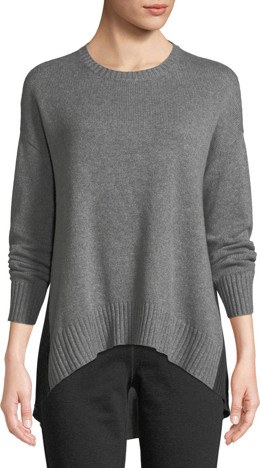 Eileen Fisher Lofty Cashmere Oversized Sweater, Plus Size