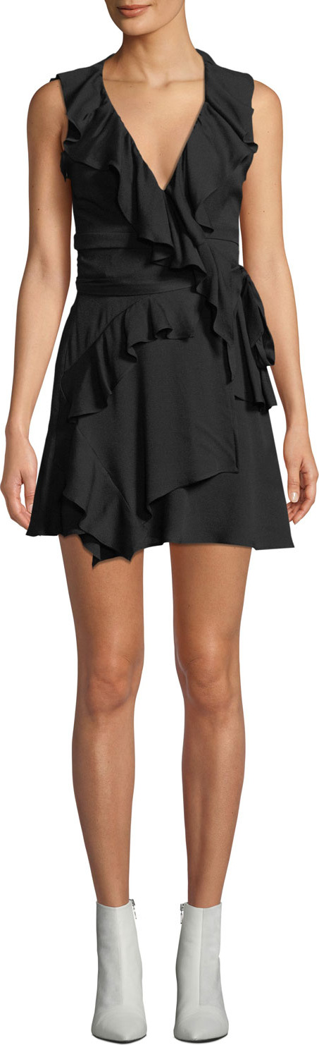 IRO People Sleeveless Ruffle Mini Dress