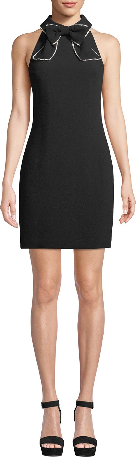 Trina Turk Festive Front & Back Bow Dress