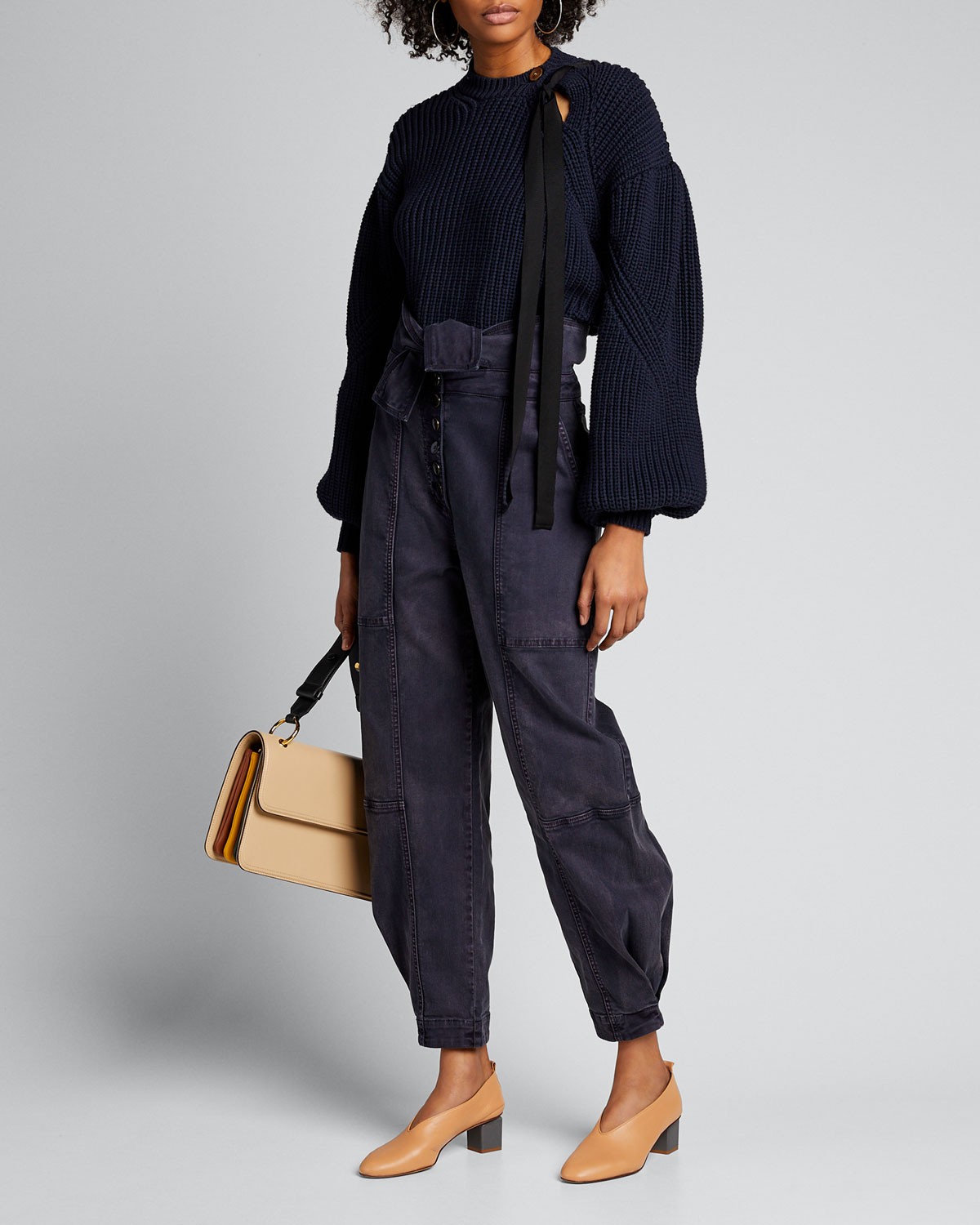 Ulla Johnson Thalia Knit Keyhole Sweater