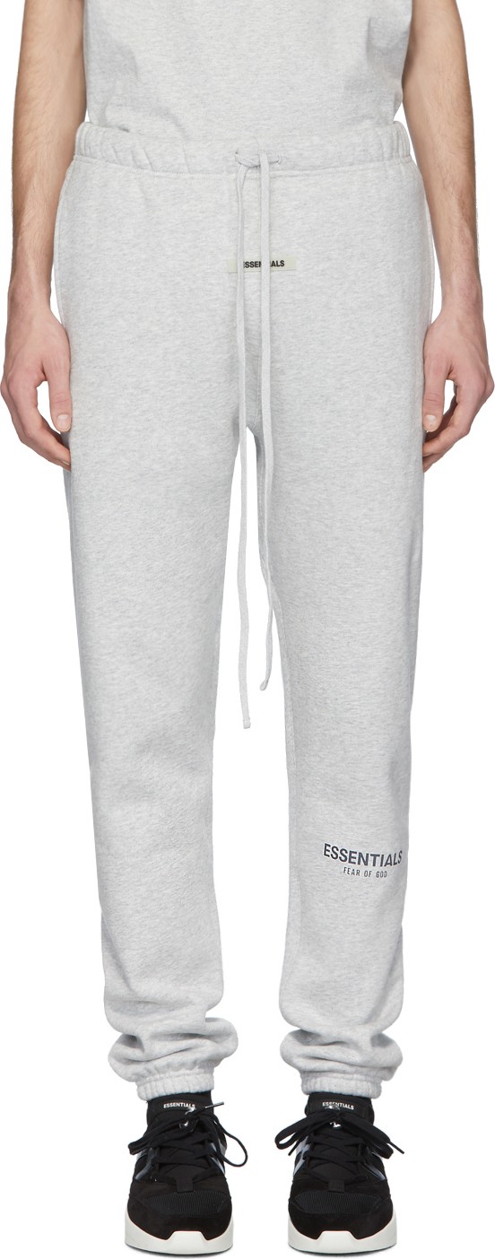 Essentials Grey Fleece Lounge Pants