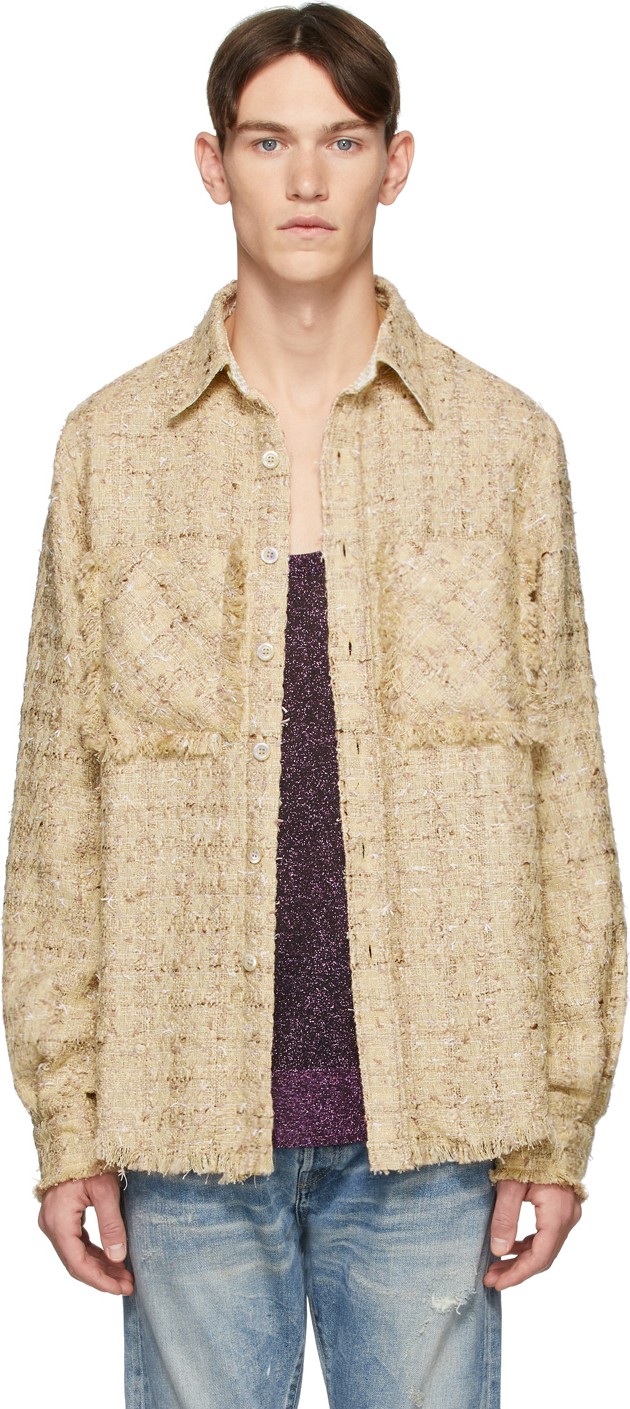 Faith Connexion SSENSE Exclusive Beige Natural Shirt