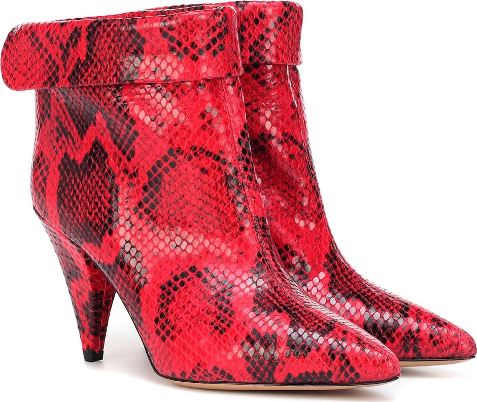 Isabel Marant Lisbo leather ankle boots