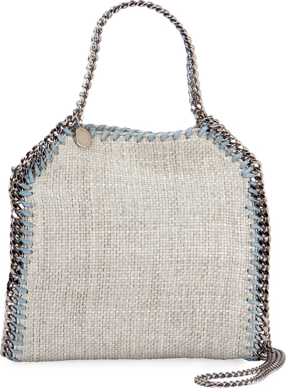 Stella McCartney Falabella Mini Raffia Tote Bag