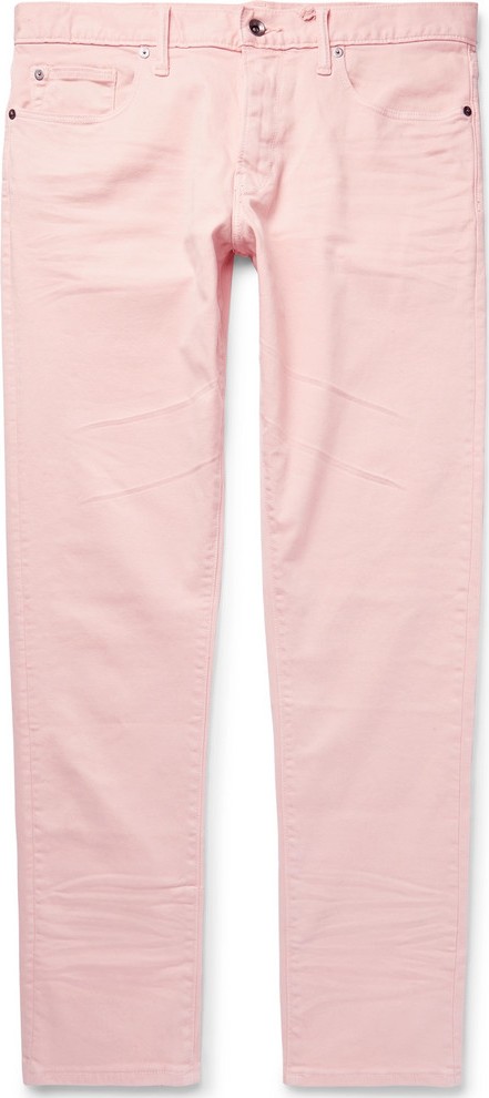 Todd Snyder Slim-Fit Garment-Dyed Stretch Cotton-Blend Trousers