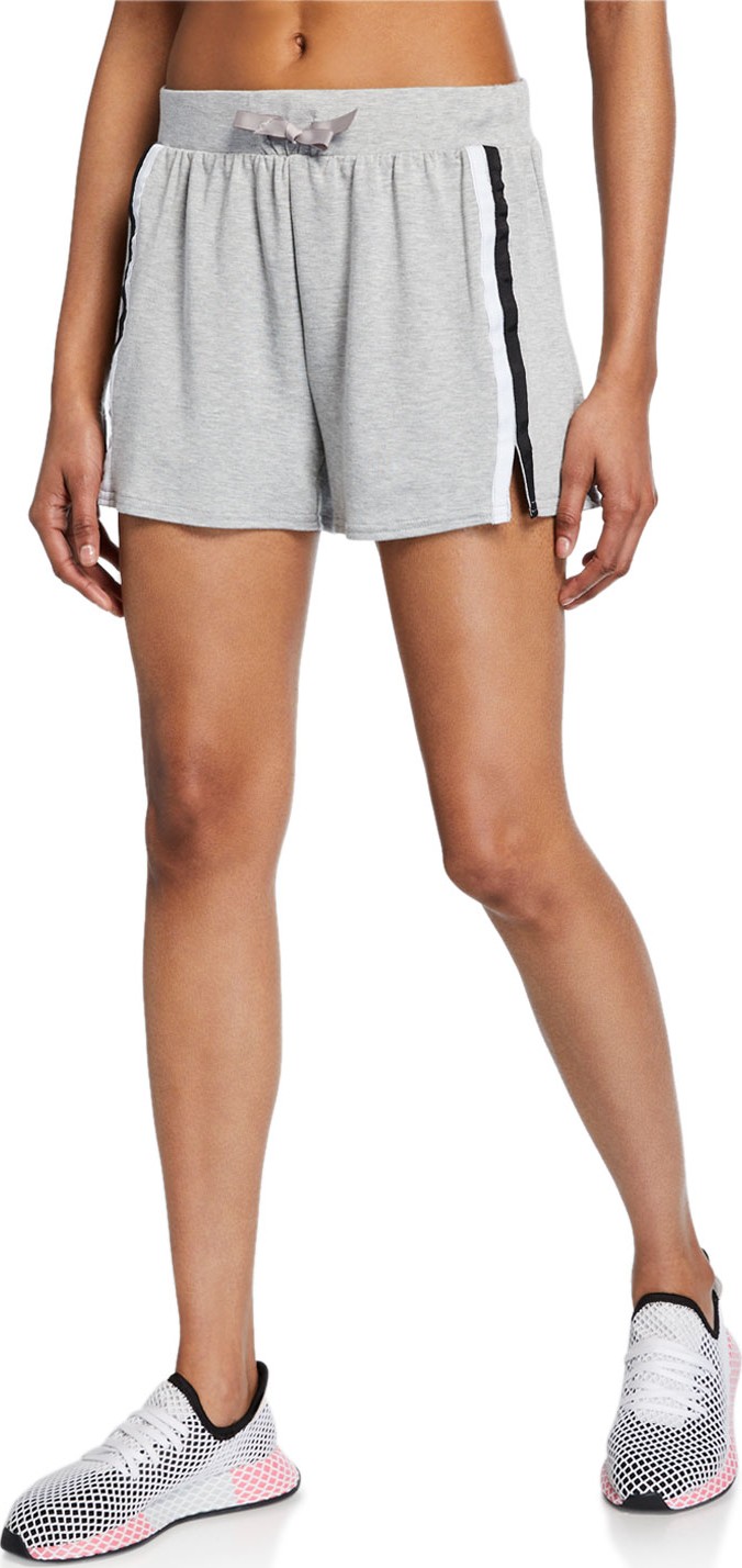 Terez Mid-Rise Striped Casual Shorts