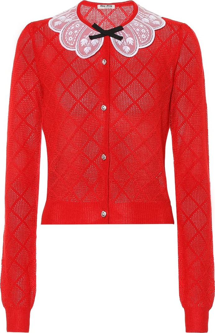 Miu Miu Cashmere and silk cardigan