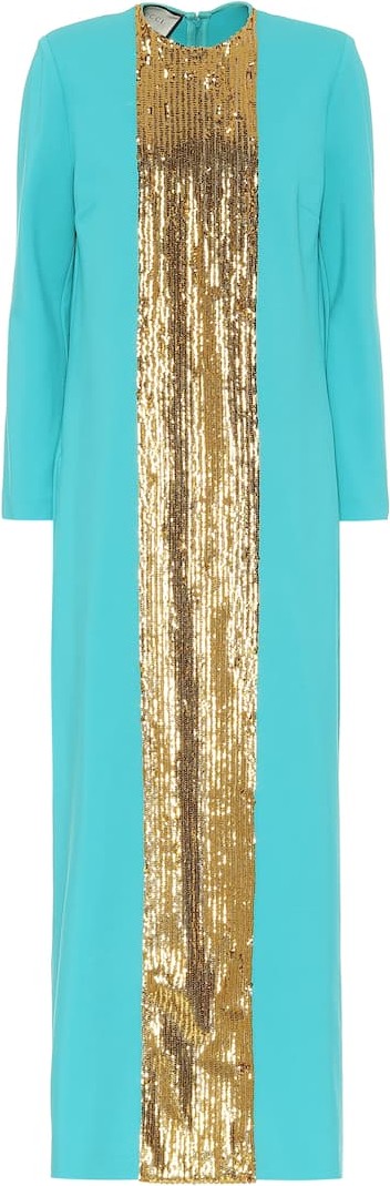 Gucci Sequined jersey gown