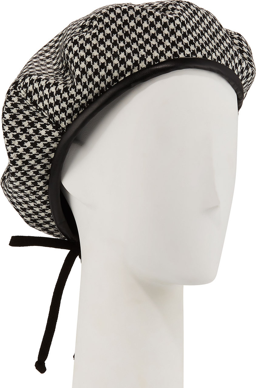 Eric Javits Kate Wool Houndstooth Beret