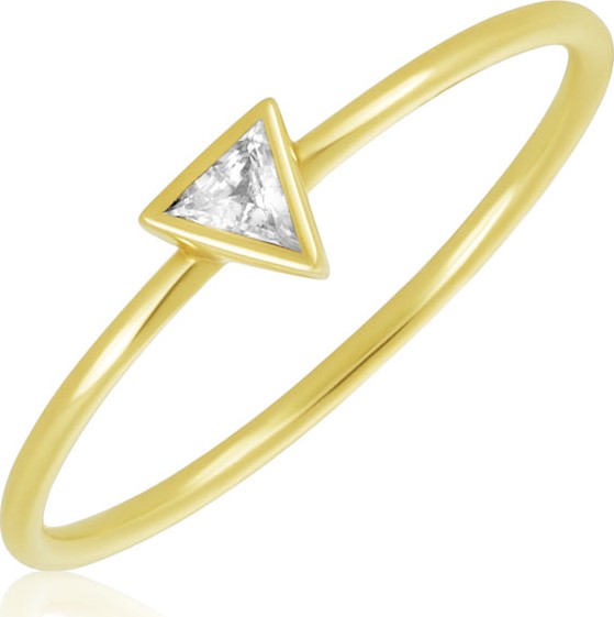 Legend Amrapali Rasayana Triangle Sapphire Stack Ring, Size 6