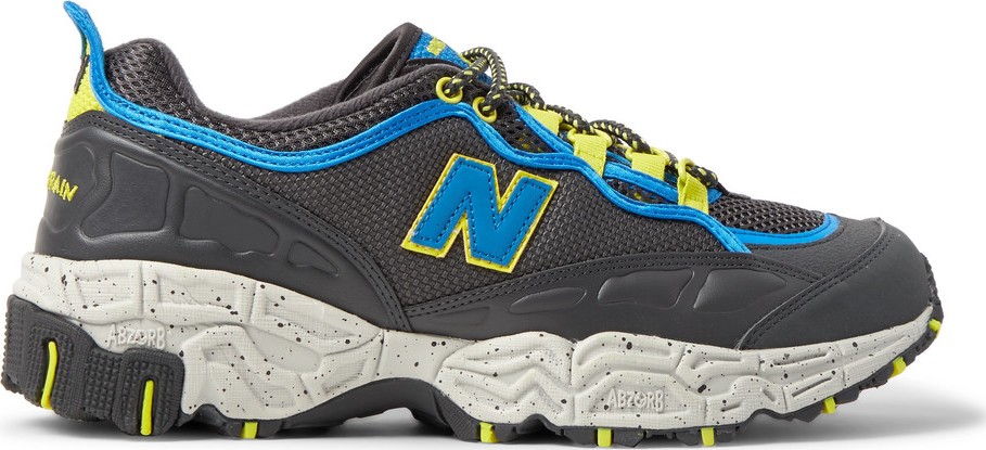 New Balance 801 V1 Leather-Trimmed Canvas and Mesh Sneakers