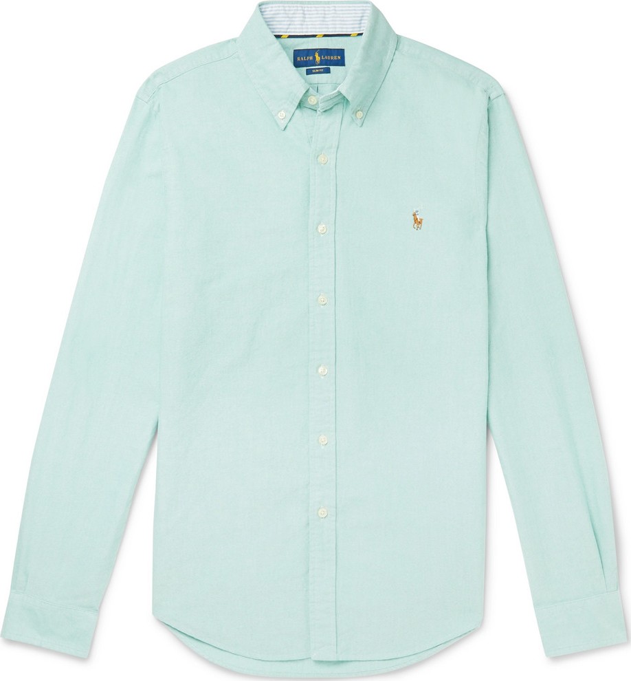 Polo Ralph Lauren Button-Down Collar Slim-Fit Cotton Oxford Shirt