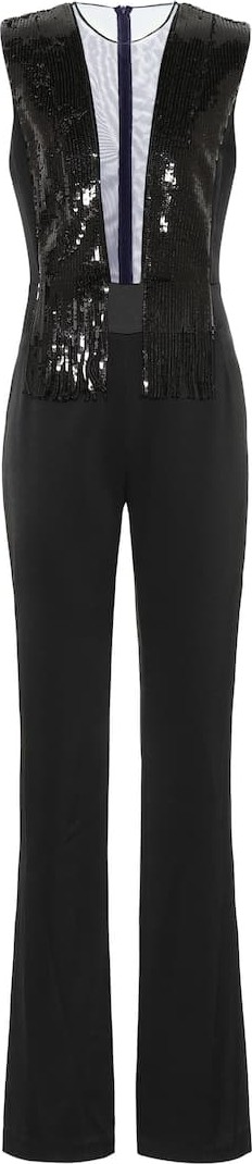 Galvan Lena sequinned jumpsuit