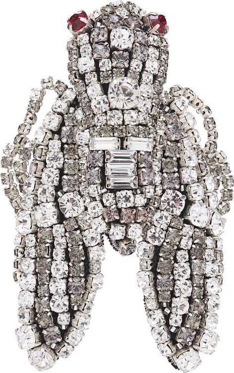 ROCHAS Crystal brooch