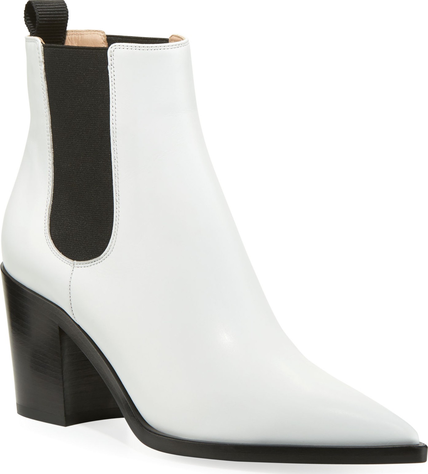 Gianvito Rossi Leather Western Chelsea Booties