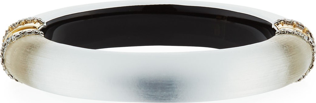 Alexis Bittar Pave Edge Hinge Bracelet