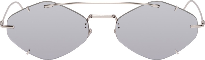 Dior Homme Silver & Grey DiorInclusion Sunglasses