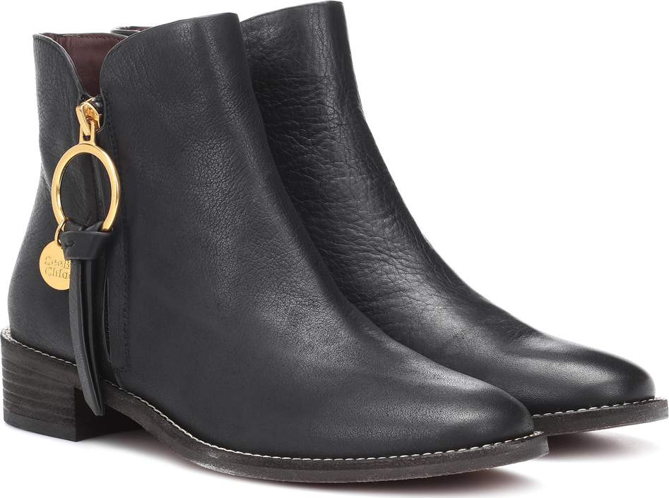 See By Chloé Leather ankle boots