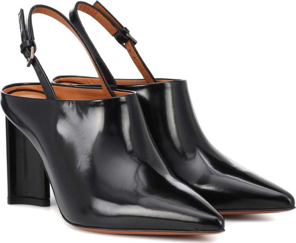 Robert Clergerie Kyra leather slingback mules