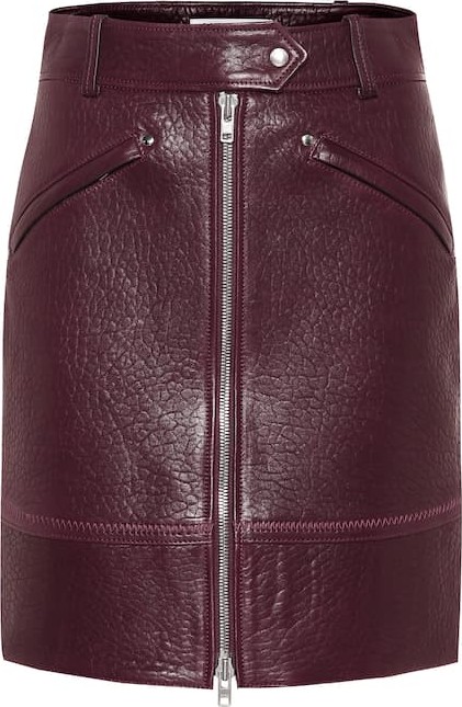 KENZO Leather miniskirt