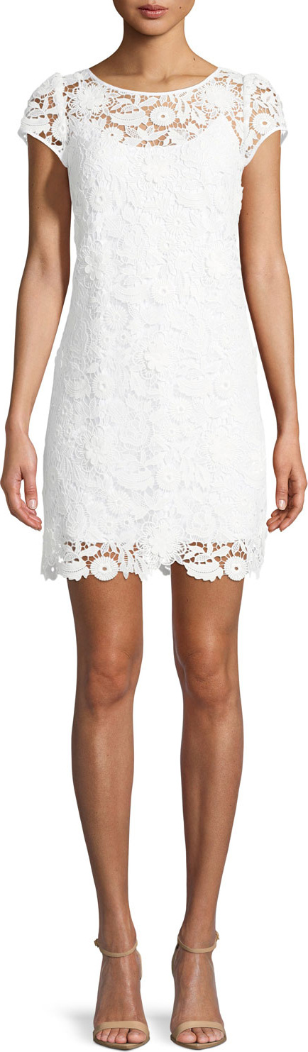 MILLY Chloe 3D Lace Dress