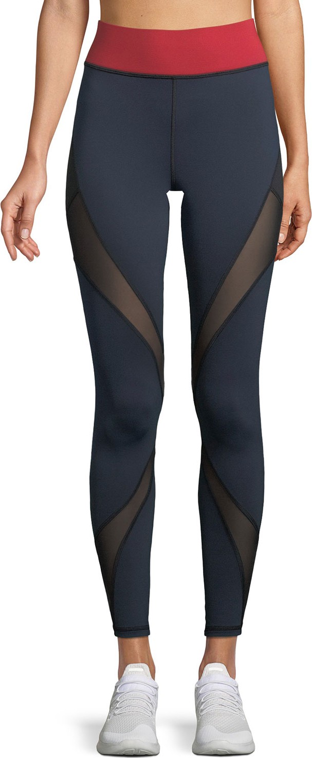 MICHI Inversion Mesh Panel Performance Leggings