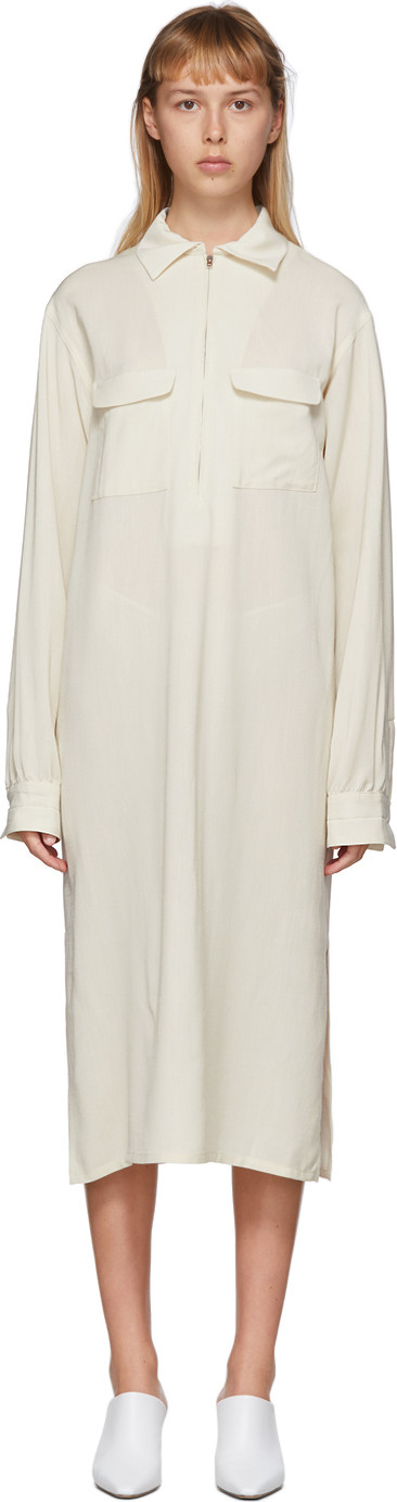 Lemaire Off-White New Zipped Dress Lemaire Off-White New Zipped Dress